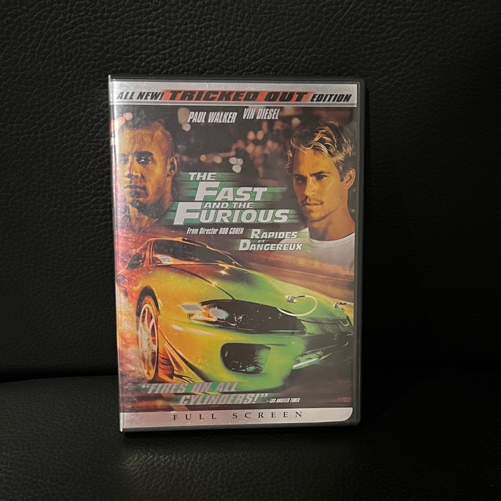 The Fast and the Furious DVD 📀